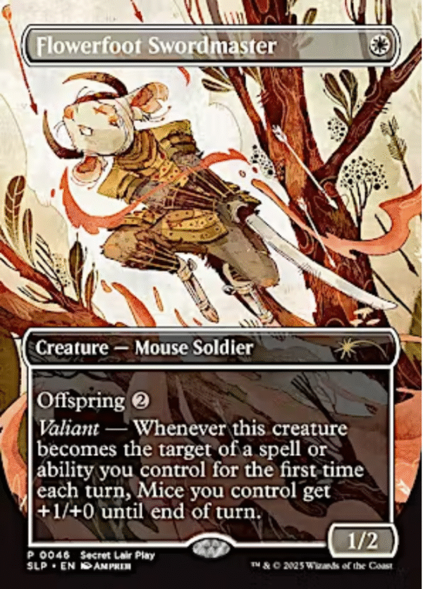 Secret Lair: Flowerfoot Swordmaster (0046 - Non-Foil - Secret Lair Prize)