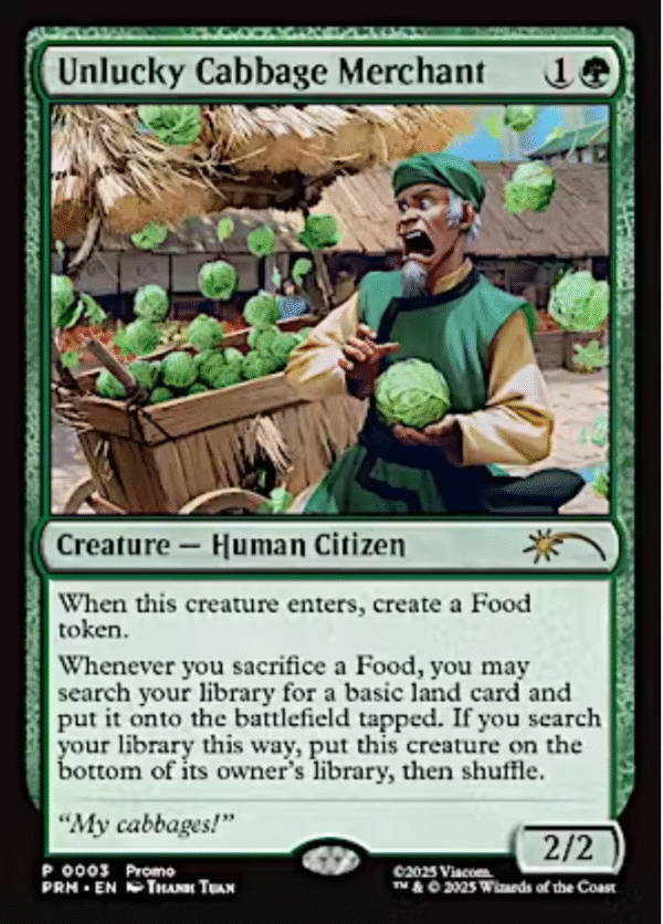 Unlucky Cabbage Merchant (Standard Showdown Non-Foil)