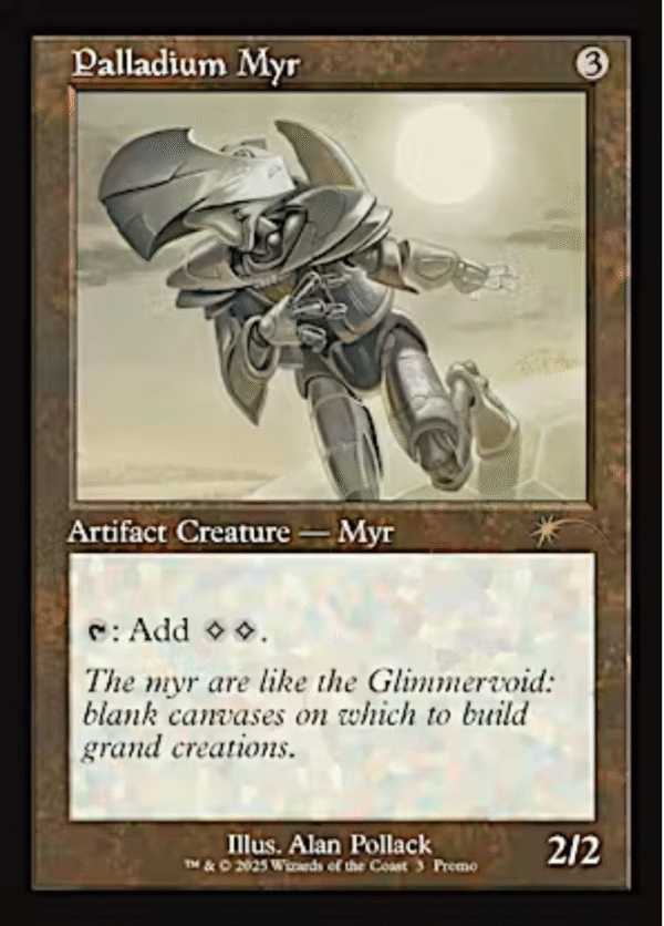 Palladium Myr (Commander Play Non-Foil)