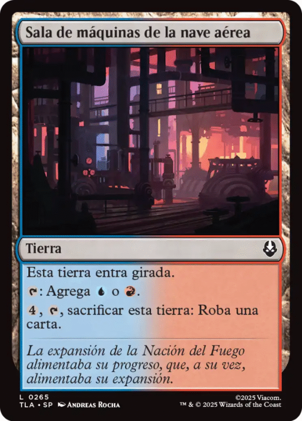 Sala de maquinas de la nave aérea - 0265 - (Español)