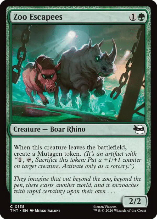 Zoo Escapees - 0138 - Teenage Mutant Ninja Turtles (TMT)