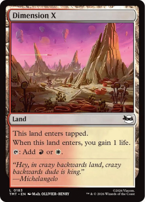 Dimension X - 0183 - Teenage Mutant Ninja Turtles (TMT)