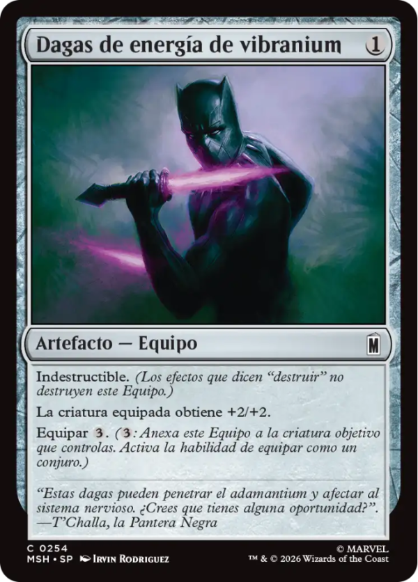 Dagas de energía de vibranium - 0254 - (Español)