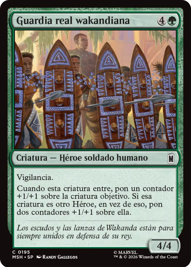 Guardia real wakandiana - 0195 - (Español)