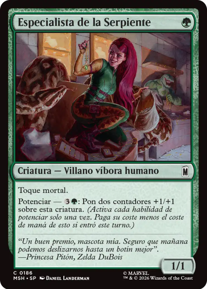 Especialista de la serpiente - 0186 - Marvel Super Heroes