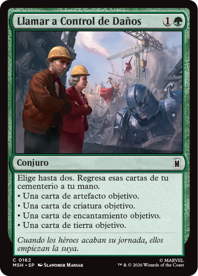 Llamar a Control de Daños - 0162 - Marvel Super Heroes